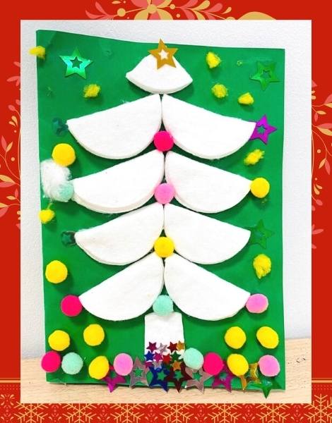 Tarjeta de Navidad realizada en las clases de Starters